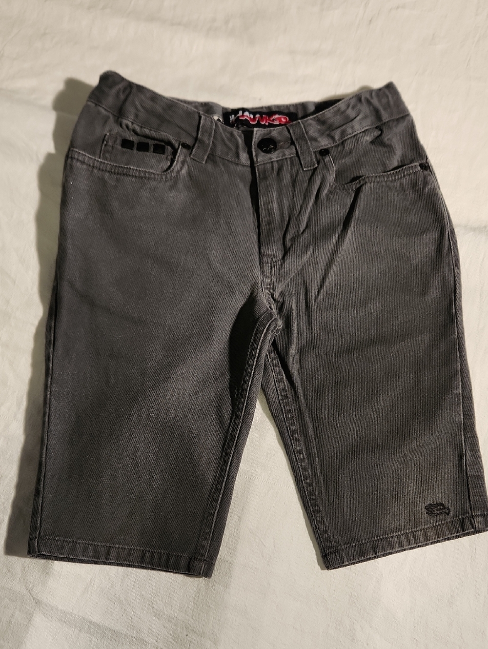 Tony Hawk Youth 8 Gray Skater Style Shorts Adjustable